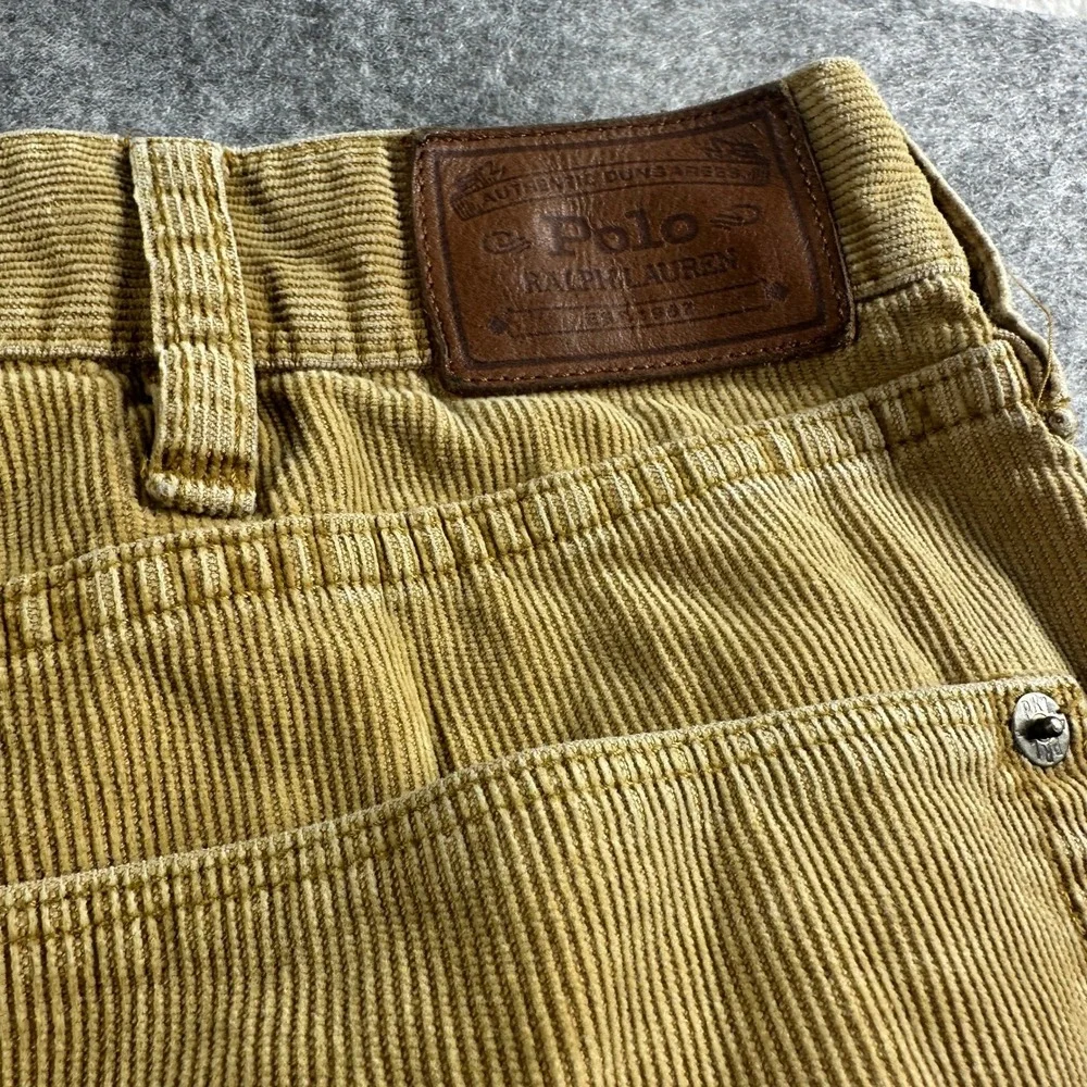 Polo Ralph Lauren Corduroy‎ Pants Mens 42x30 Tan Straight Leg 5-Pocket